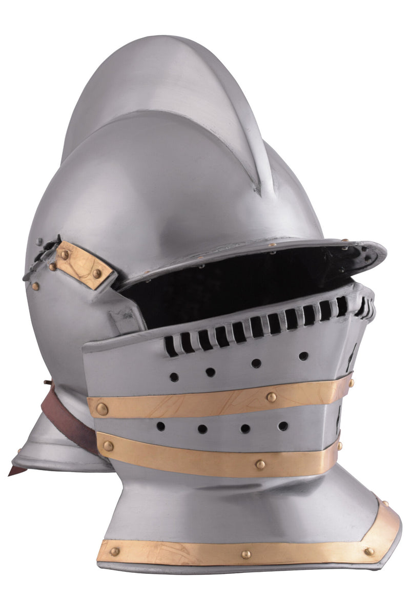 Tudor Burgonet mit Falling Buffe, 1,3 mm