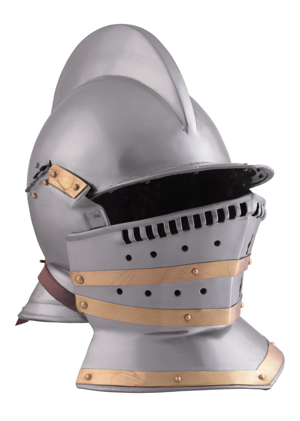 Tudor burgonet with falling buffe, 1.3 mm