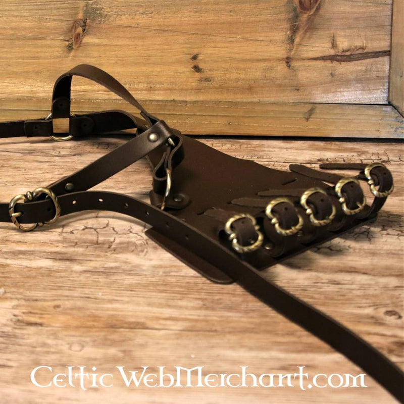 Rapier baldric, 16th-17th century, brown