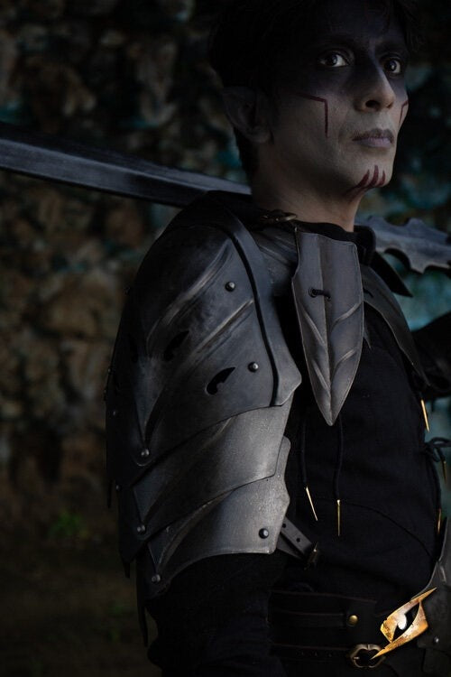 Pauldrons Dark Elven Eventide, 1 mm