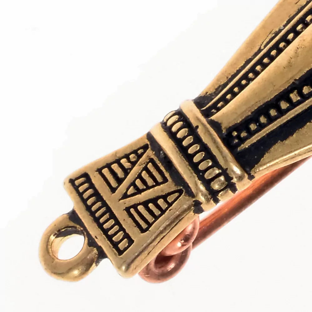 Roman bird fibula, bronze