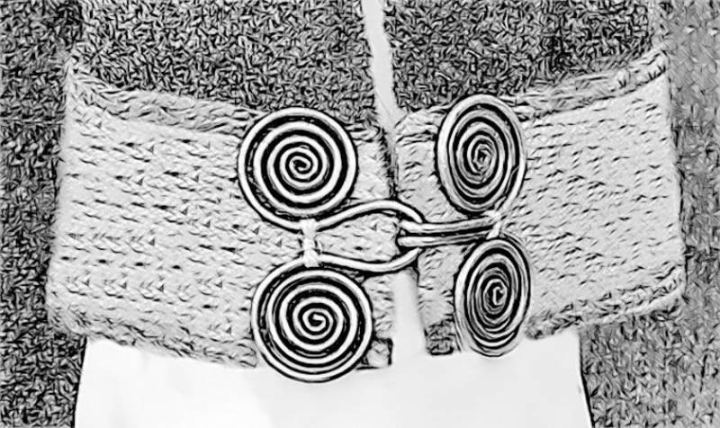 Angelsaksisk kappespænde, zamak