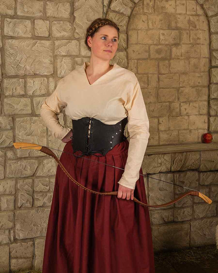 Skirt Anna, burgundy