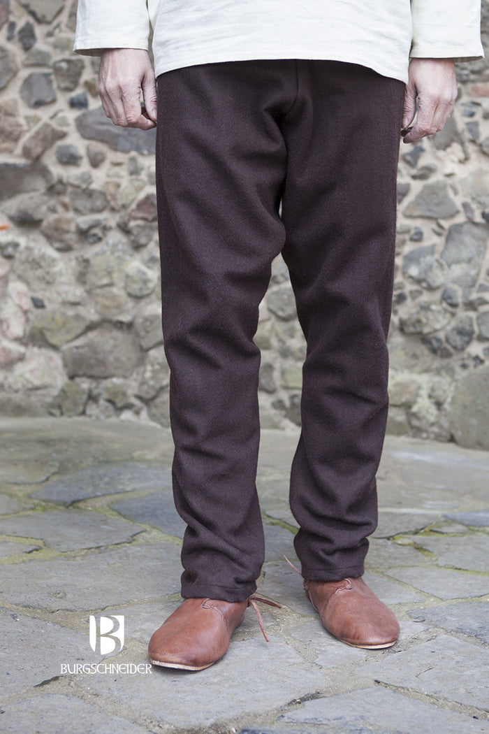 Thorsberg trousers Fenris, wool blend, brown