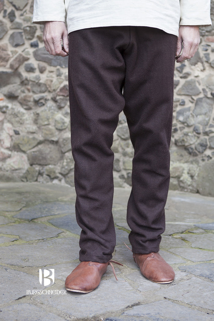 Thorsberg trousers Fenris, wool blend, brown