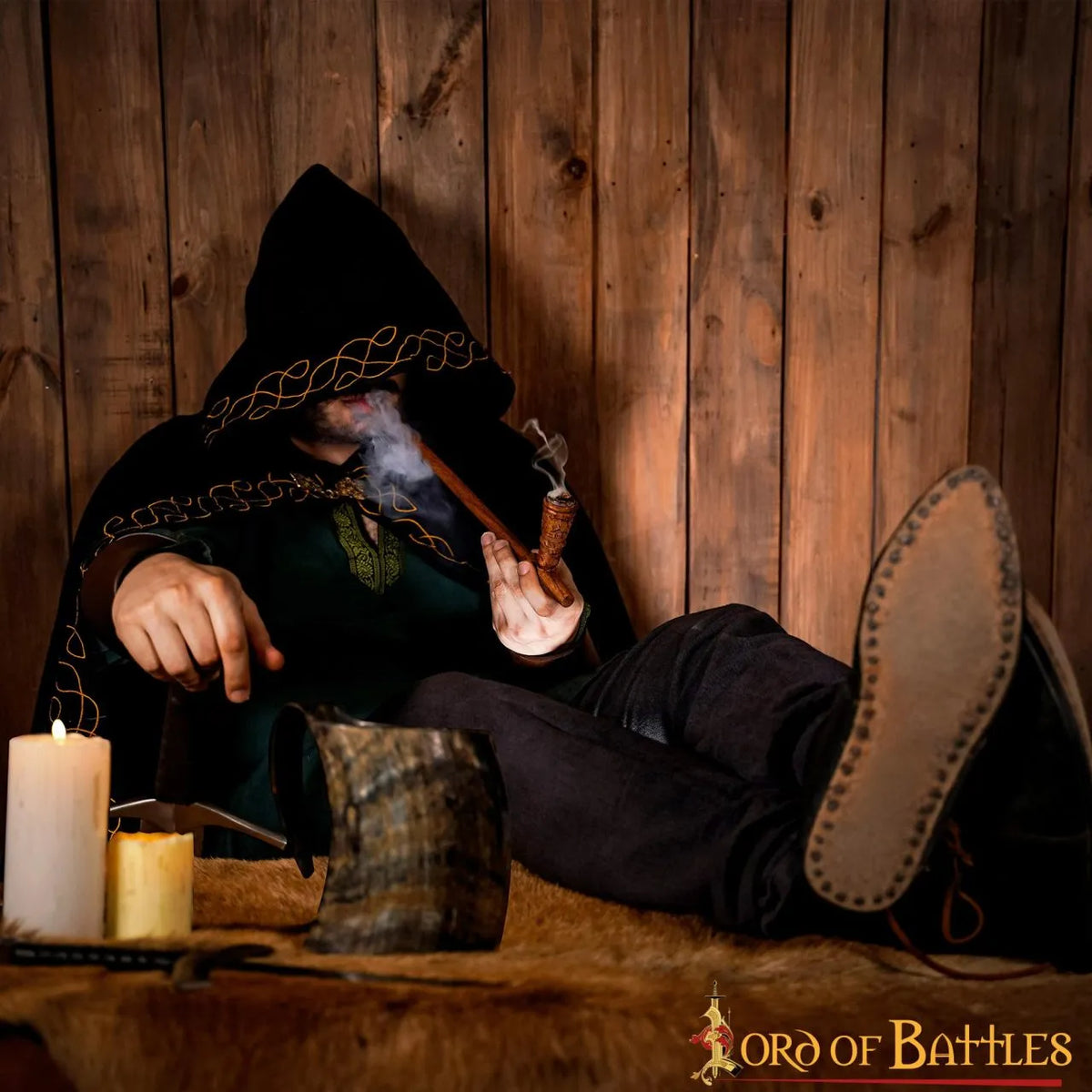 Wooden Pipe Wizard