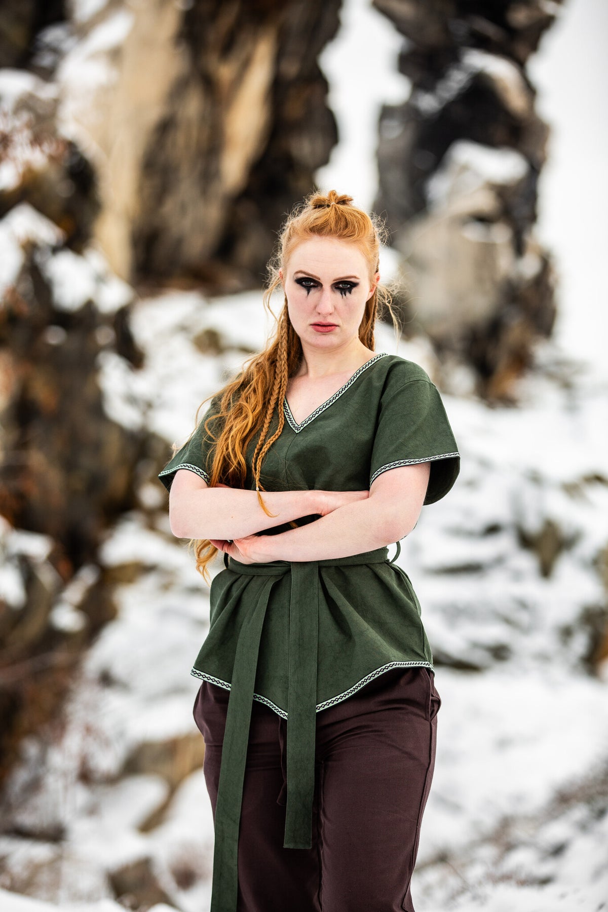 Valkyrie tunic Brynhild, green