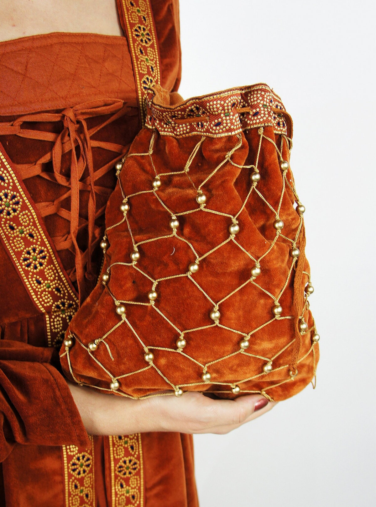 Noble pouch, terra cotta