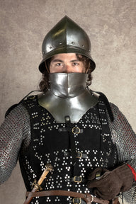 15th century bevor, unpolished, 1.2 mm