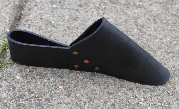 Leather sword holder for belt
