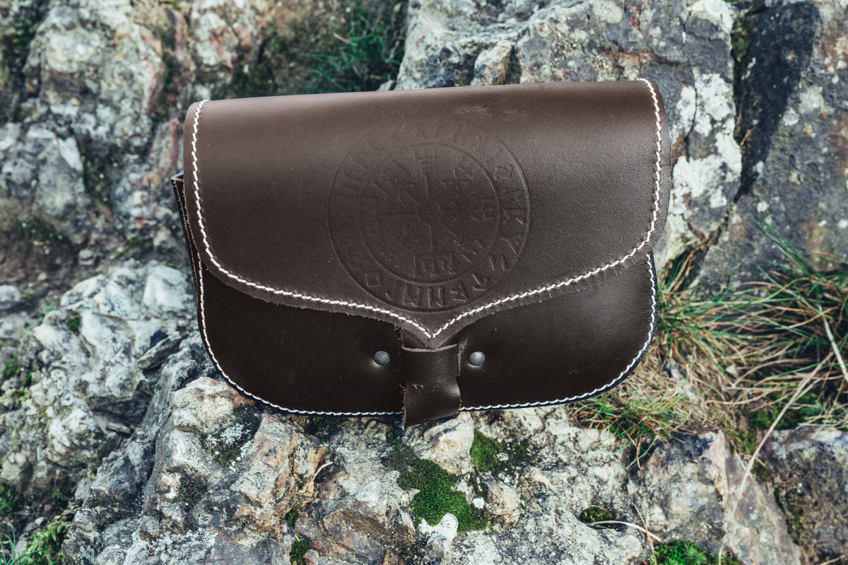 Viking bag Vegvisir, brown