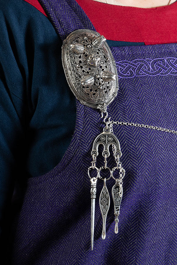 Épingle Birka, argenté