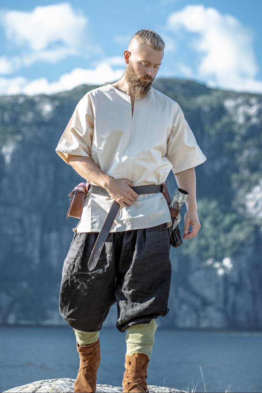 Viking tunic Uhtred, cream