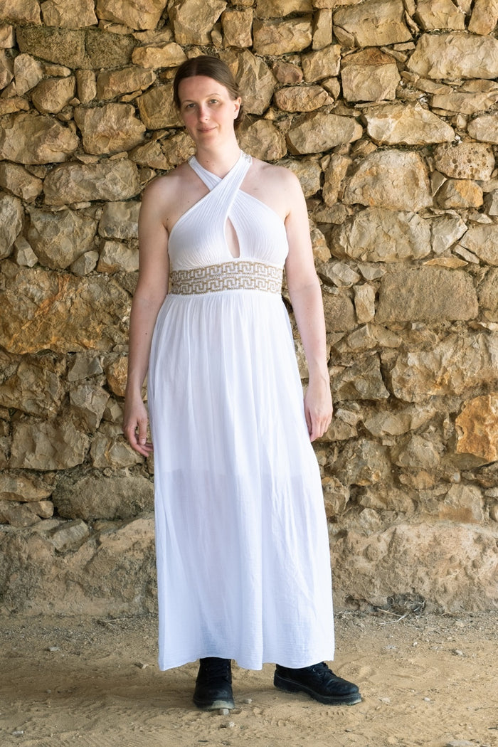 Goddess Dress Persephone, white