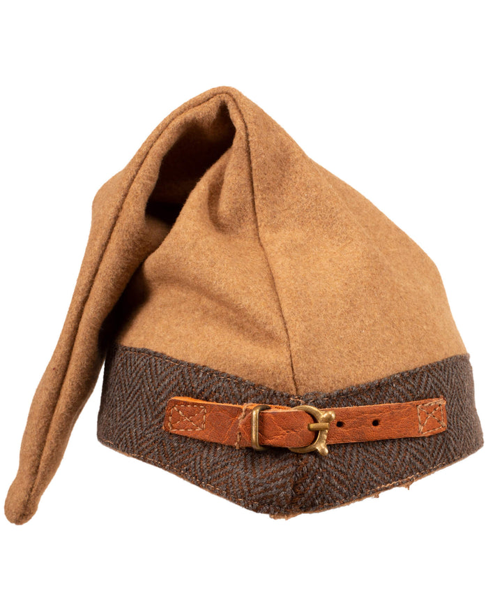 Viking hat Toki, sand, wool mix