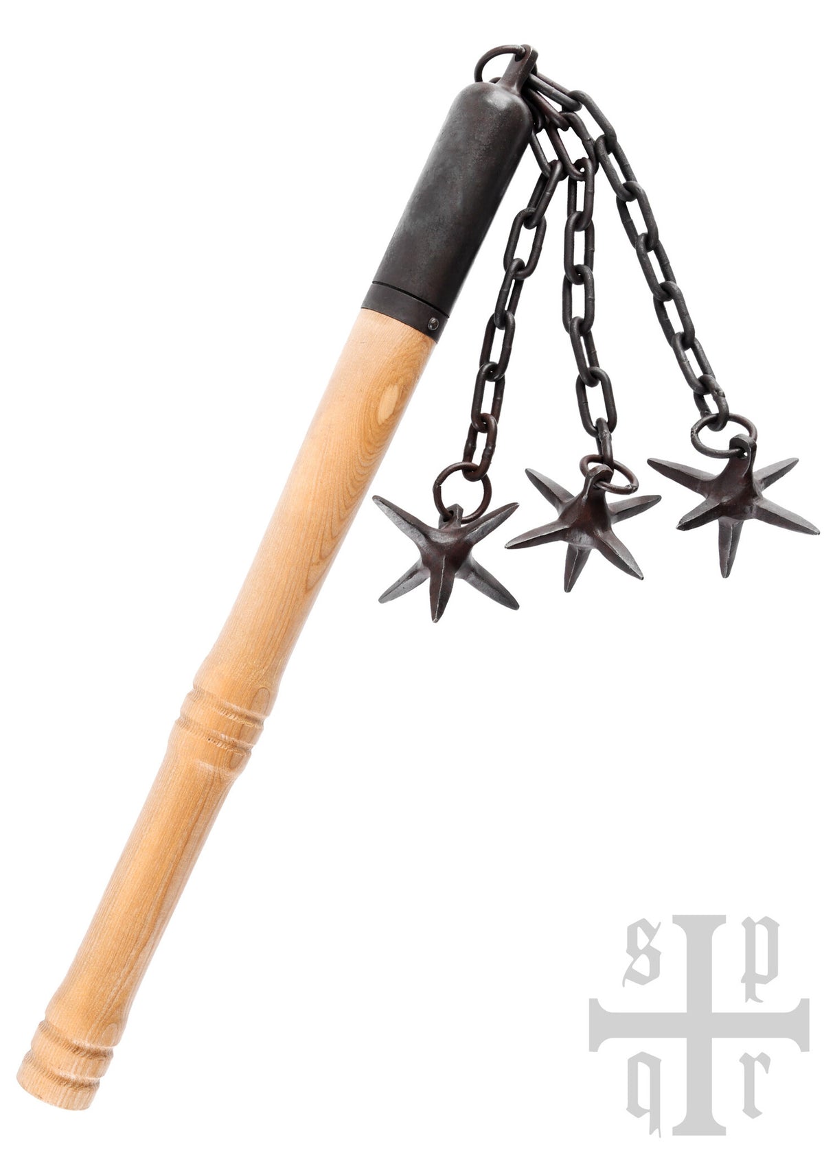 Medieval flail with three stars