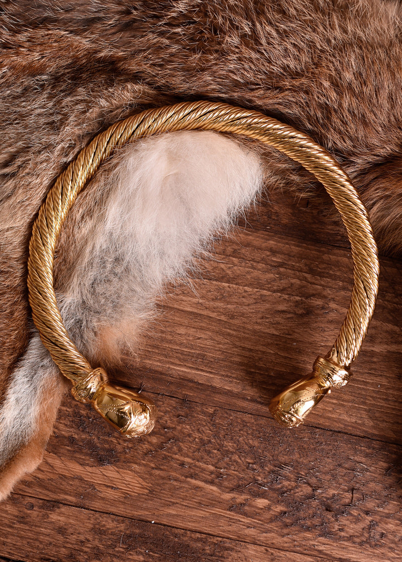 Réplica de torque de Snettisham, latón