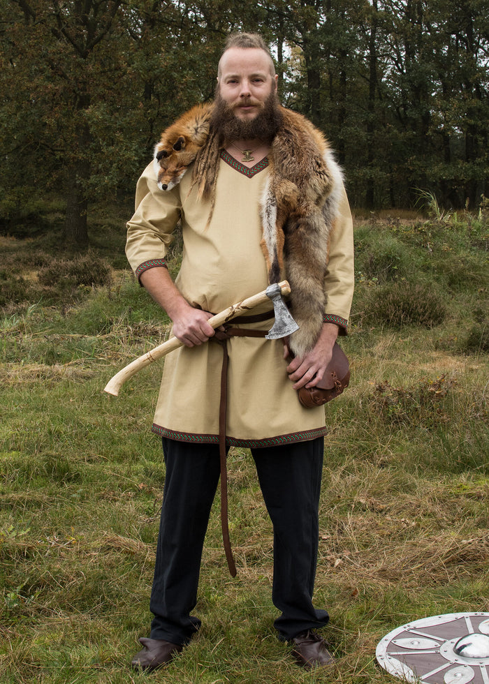 Sand coloured Viking tunic