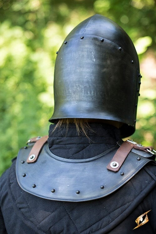 Gorget Warrior, patinated, 1 mm