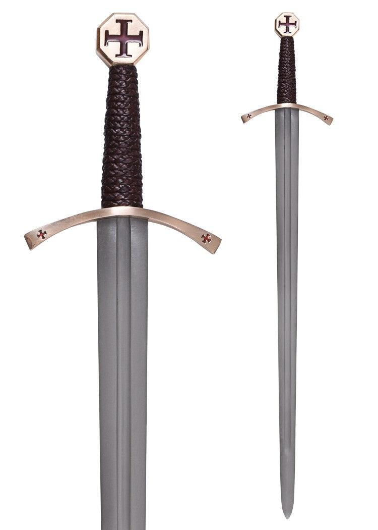 Templar sword Godfrey de Saint-Omer, semi-sharp