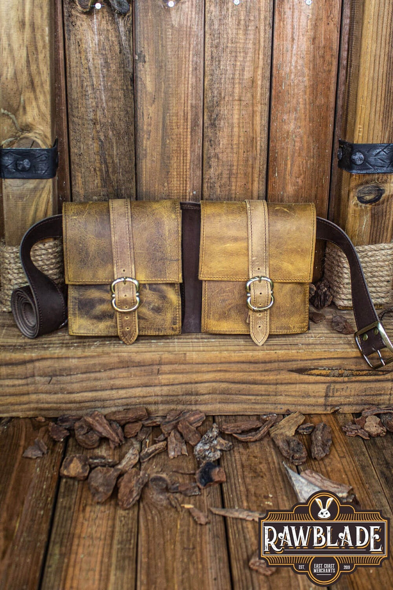 Borsa Valiant con doppia cinghia – effetto usurato