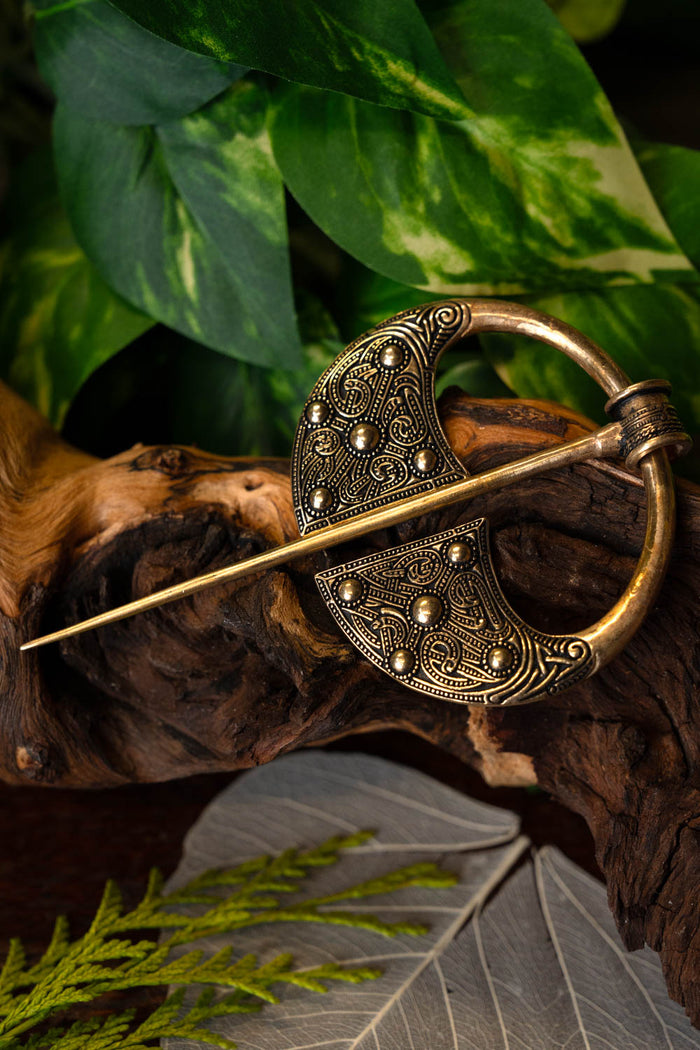 Gaelic brooch Ballyspellan, bronze