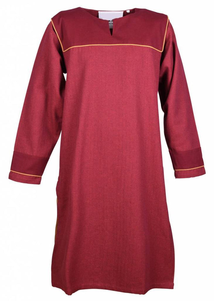 Germanic Thorsberg tunic herringbone pattern, red