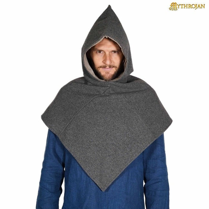 Skjoldehamn viking chaperon, wool & linen