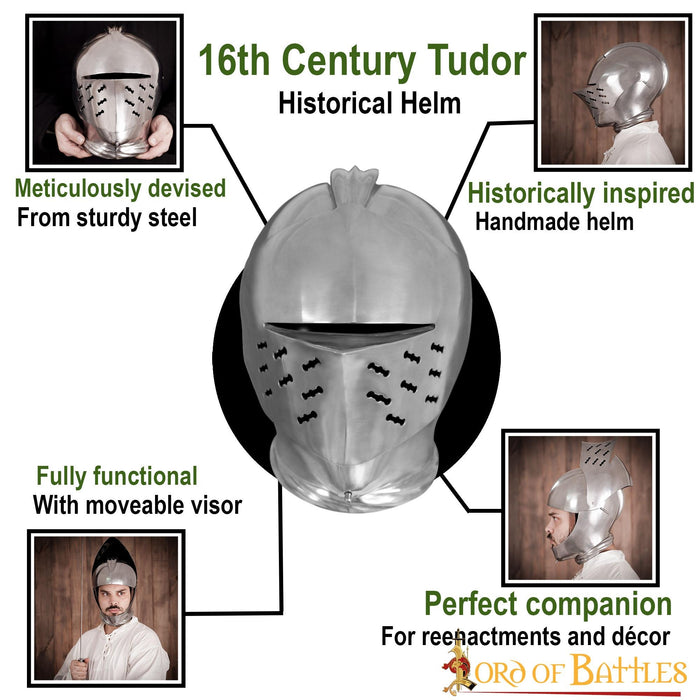 16th century armet, 1–1.2 mm