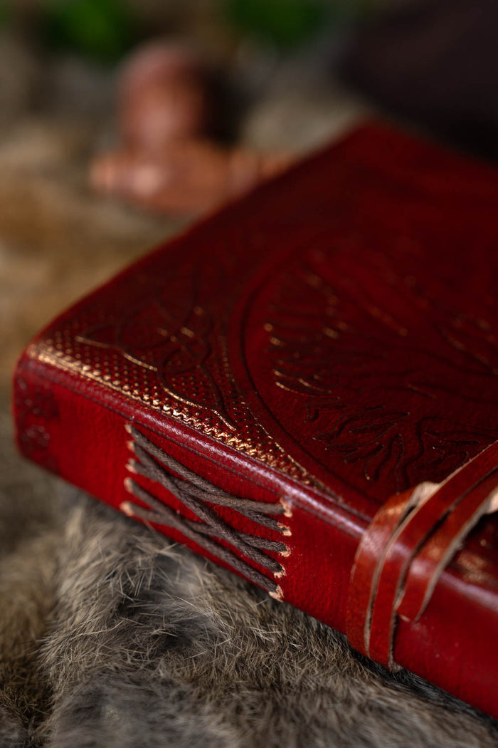 Leather journal Yggdrasil