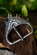 Hebilla medieval 4,5 cm, plateada