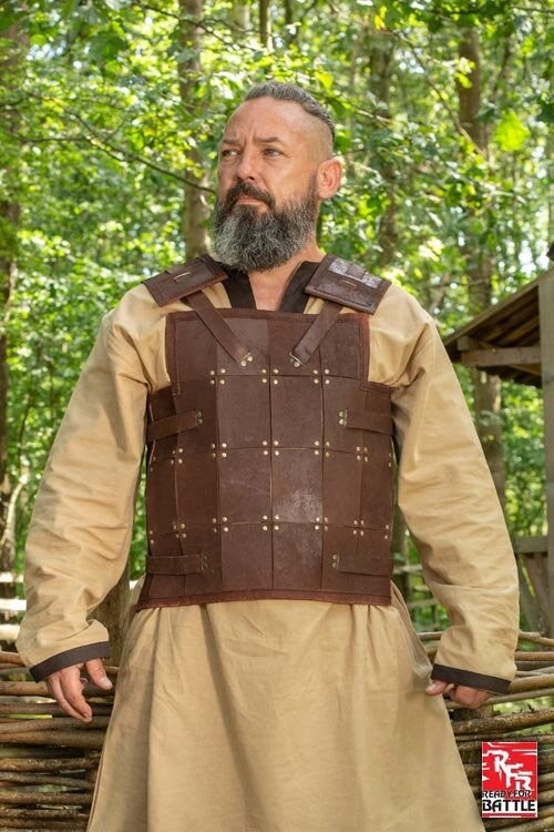 RFB Fighter Leather Armour, brown
