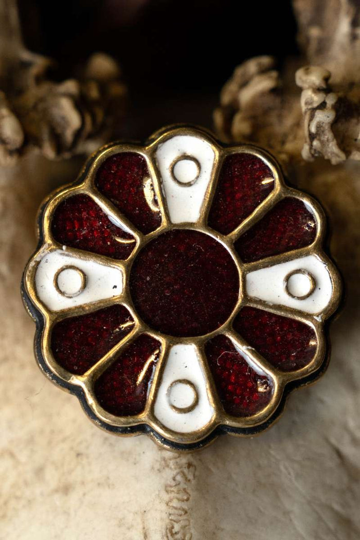 Alemannic Rosette Fibula, bronze