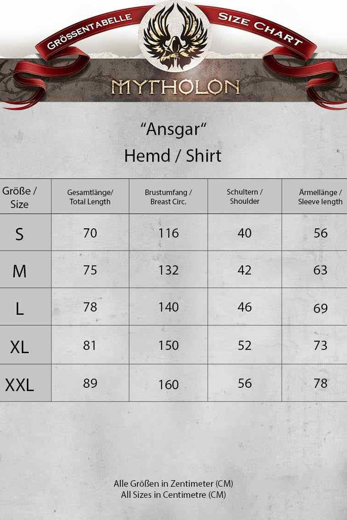 Shirt Ansgar, medieval, brown