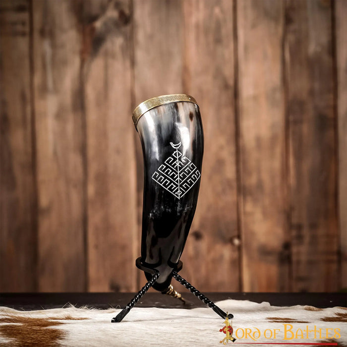 Viking drinking horn with Yggdrasil, 300-500 ml