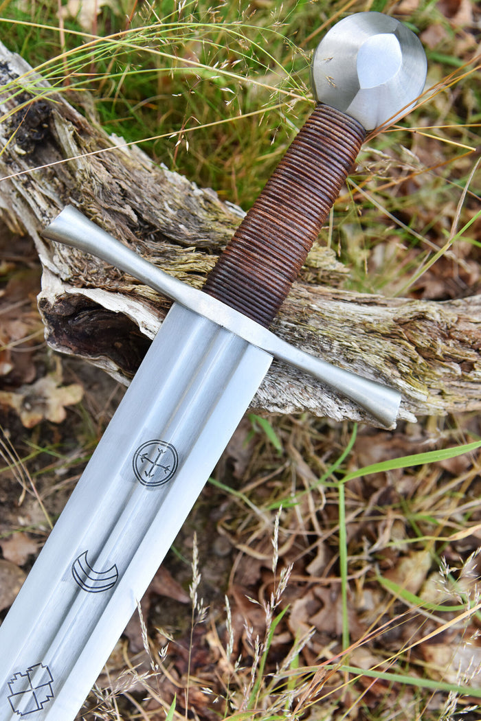 Medieval sword River Witham, 13th century, semi-sharp