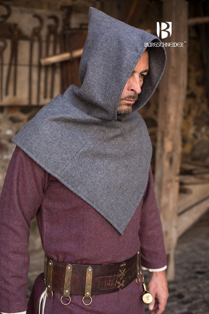 Chaperon Skjoldehamm, wool blend, grey