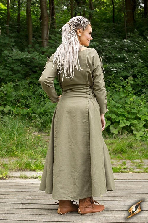 Dress Morgaine, green