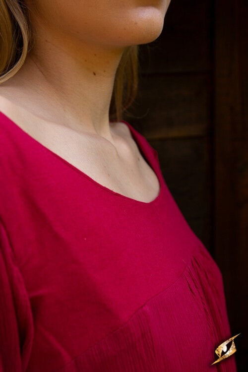 Vestido renacentista Lucretia, rojo