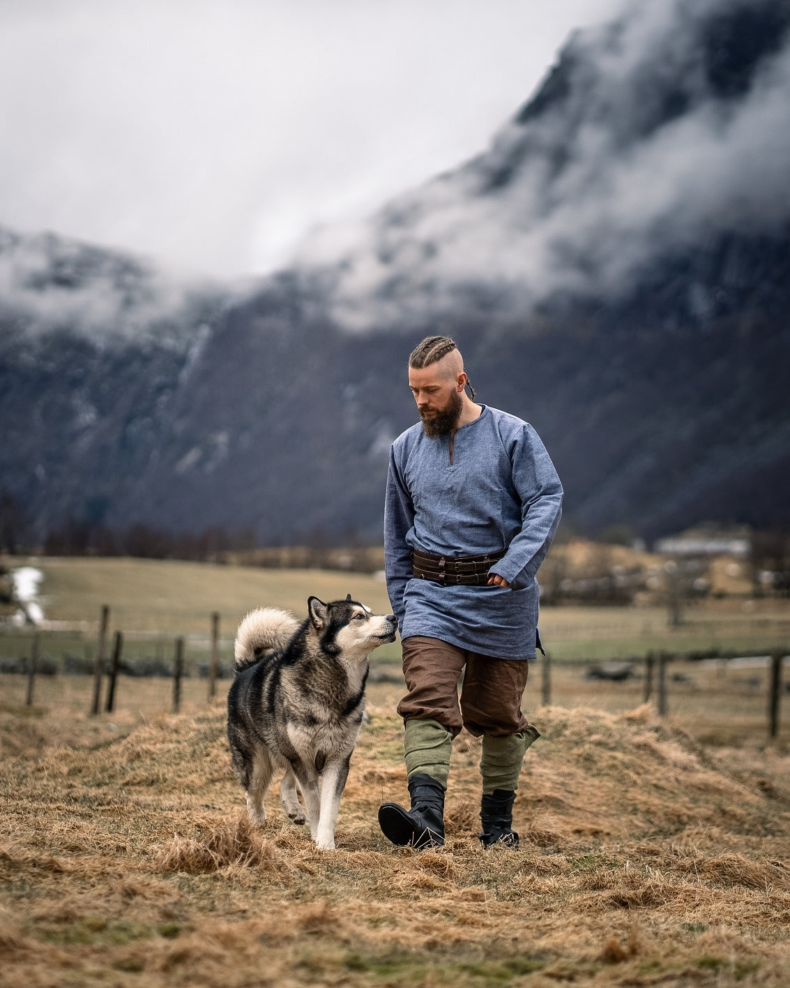 Viking tunic Torsten, blue