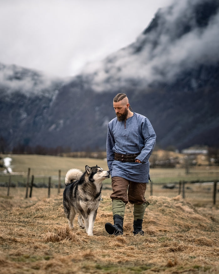 Viking tunic Torsten, blue