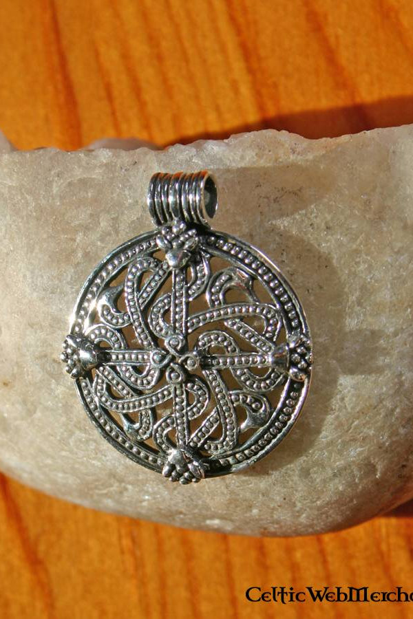 Viking pendant Mammen style, sterling silver