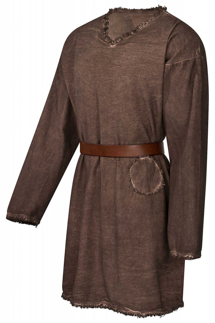Tunic Einfalp, medieval, brown
