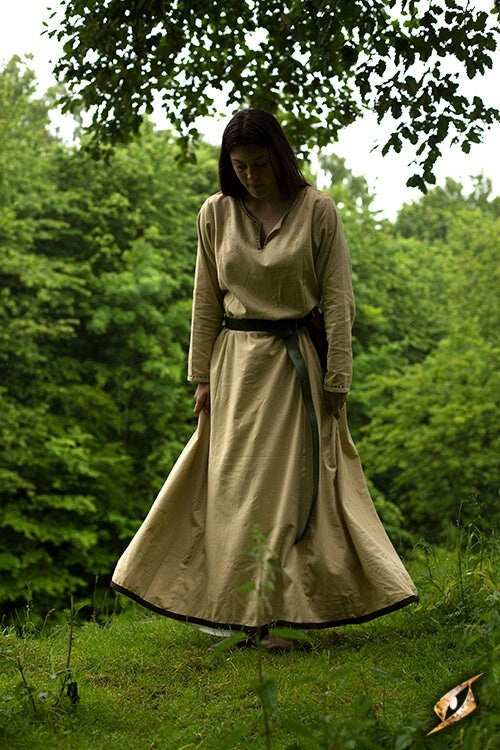 Cote, dress, beige/brown
