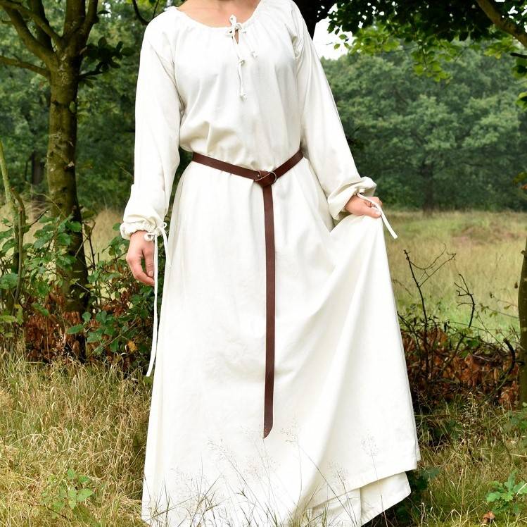 Matilda medieval chemise, underdress, natural