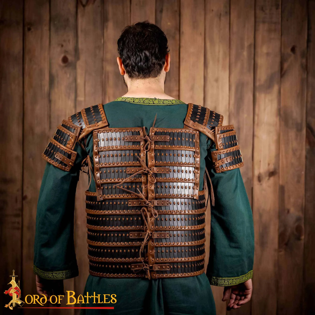 Viking lamellar armour Visby, blackened