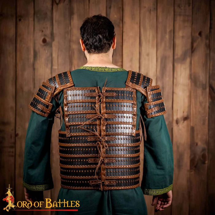 Viking lamellar armour Visby, blackened