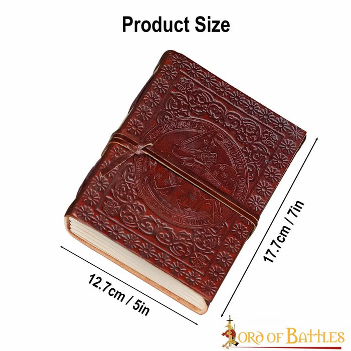Leather journal knight