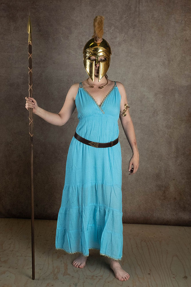 Goddess Dress Athena, turquoise