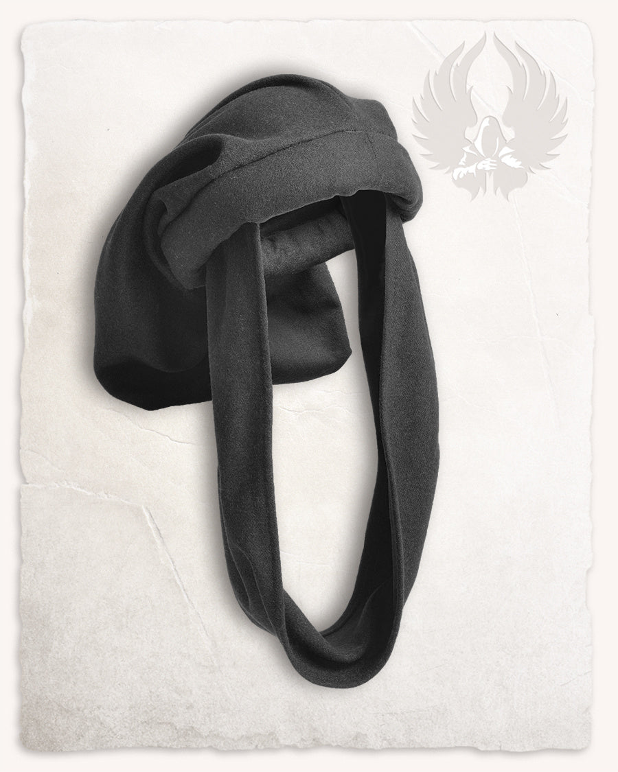 Chaperon Rogier van der Weyden, wool blend, black